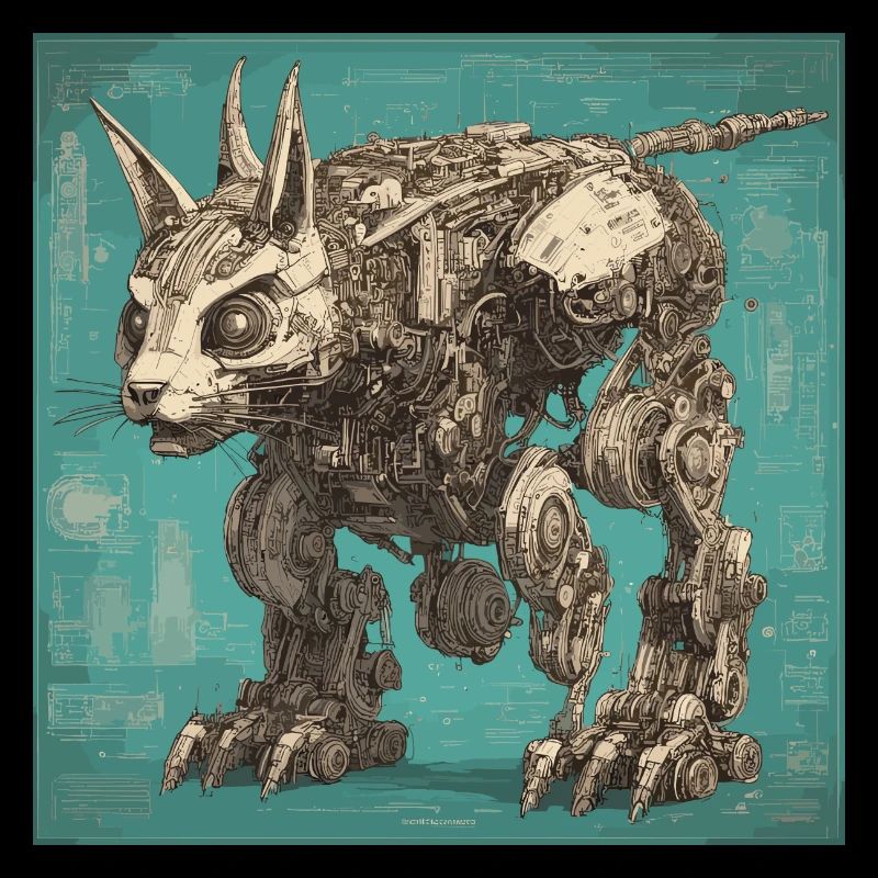 Plan / Sépia / Vintage / Rétro / Robot