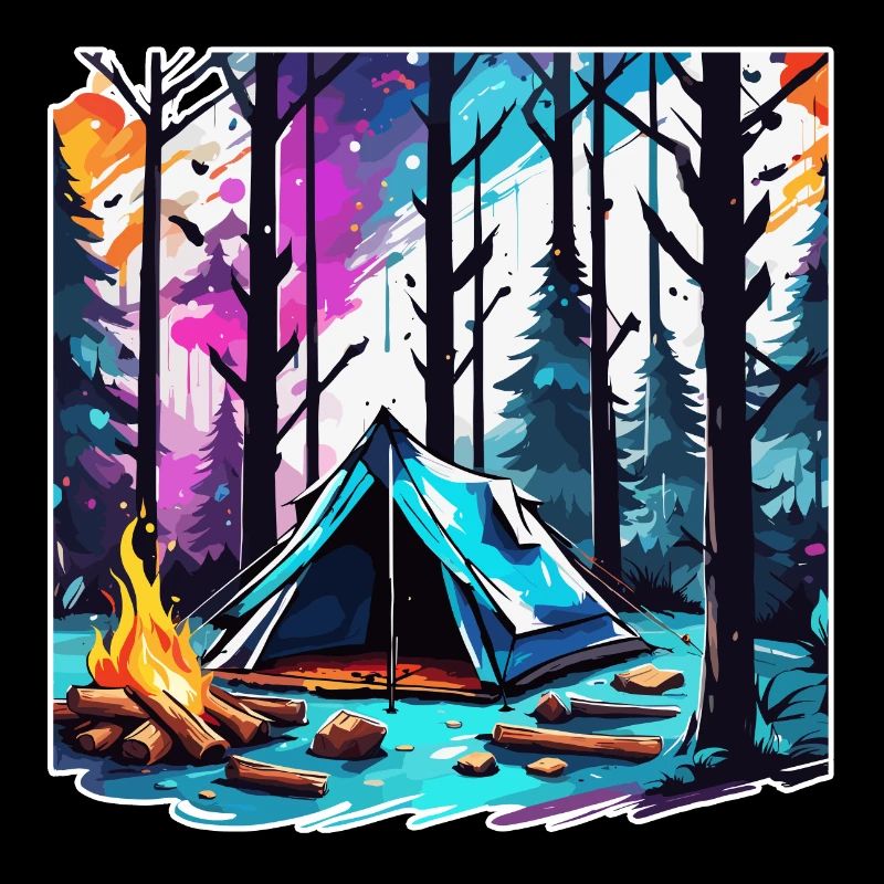 Forest / Wild / Tent / Wilderness / Trees / Life
