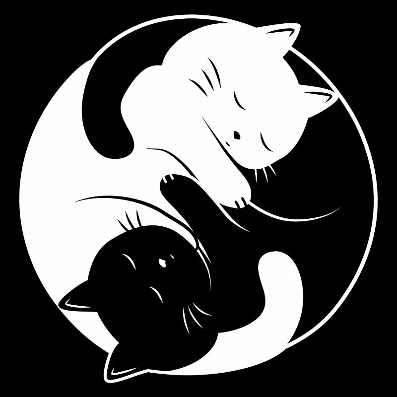 Ying Yang Cat