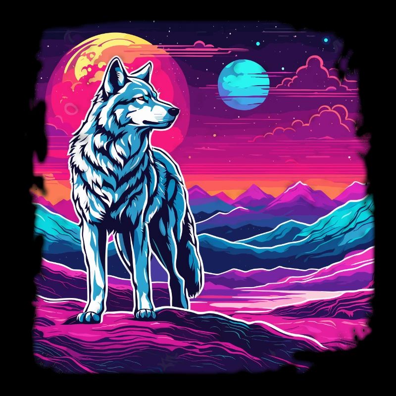 Wolf / Rudel / Wald / Wild / Tierwelt / heulen