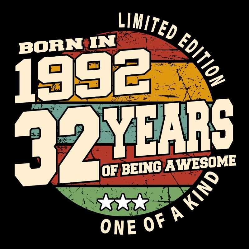 1992 Vintage Retro Classic 32 Years