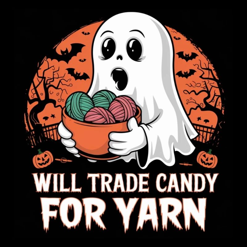 WILL TRADE CANDY FOR YARN