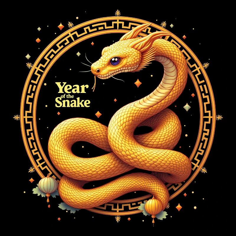 Nouvel An Chinois - Serpent 2025