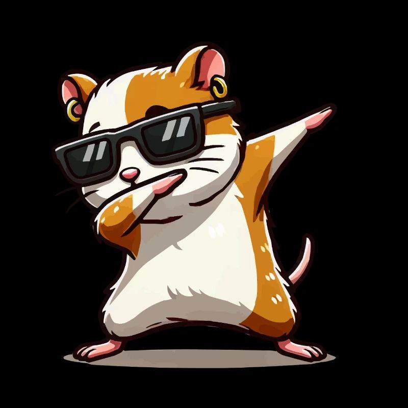 Hamster dabbing