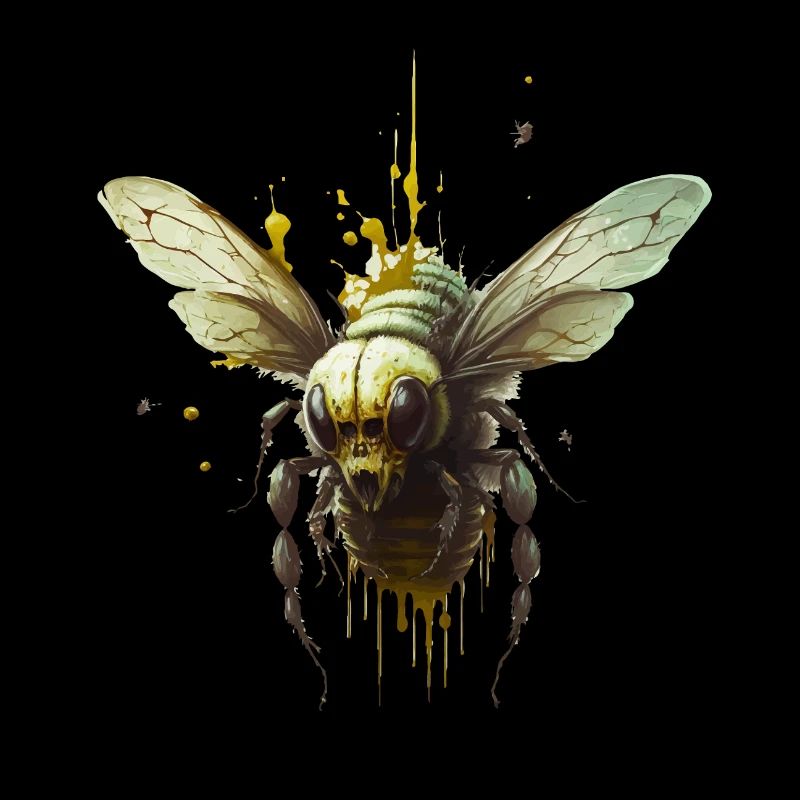 Abeille goutte à goutte