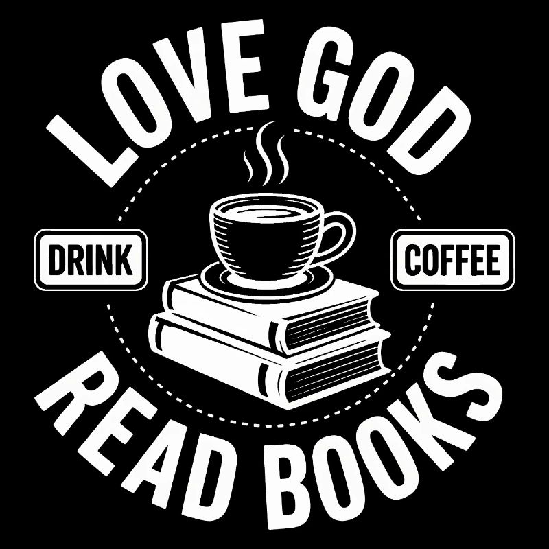 Liebe Gott, Dringe Kaffee, Lese Bücher! Christlich