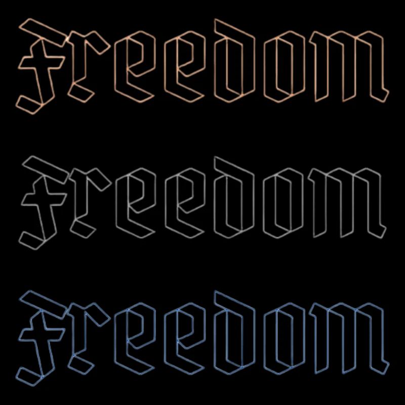Freedom in three acts