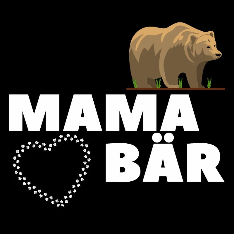 Mama Mutter Bear Bär Mamabaer Muttertag Tier