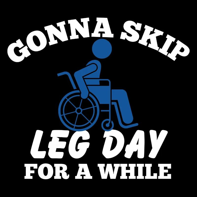 Leg Day Funny Handicap Workout Gym Amputee
