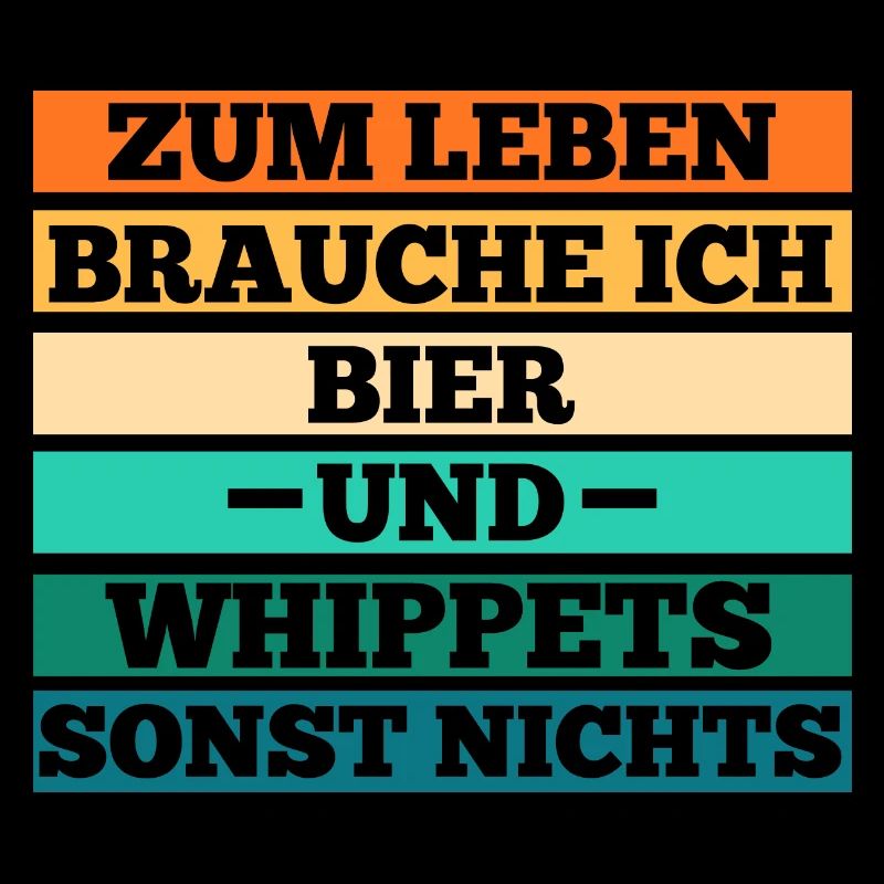Hund Bier Whippet