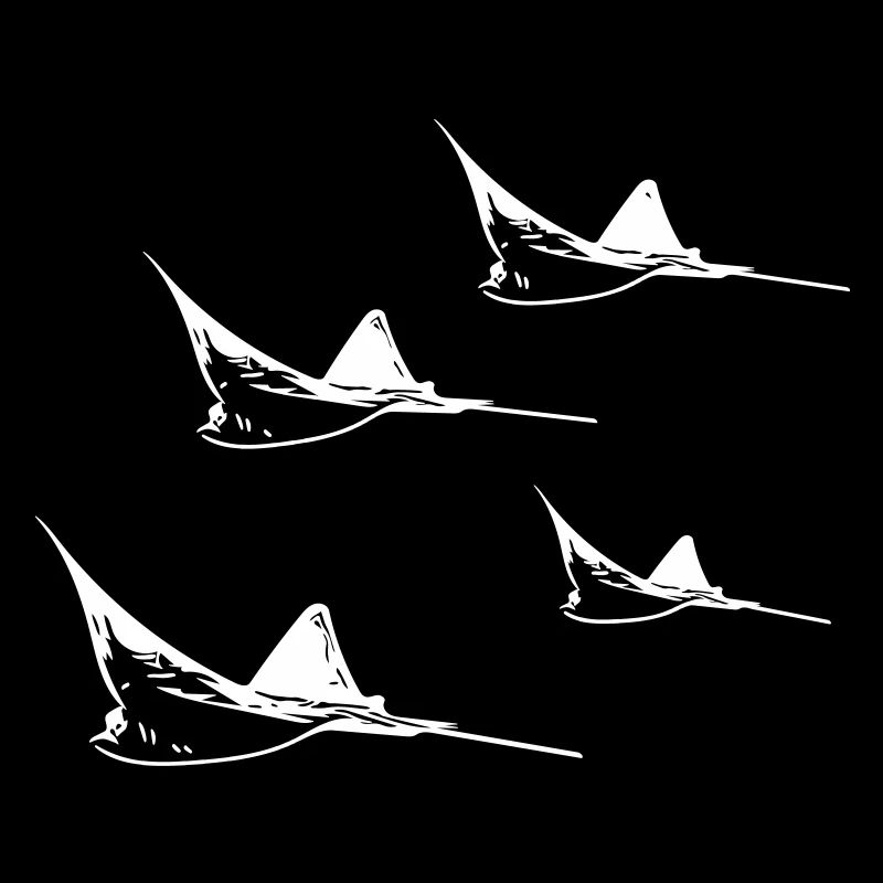 Eagle ray flight formation