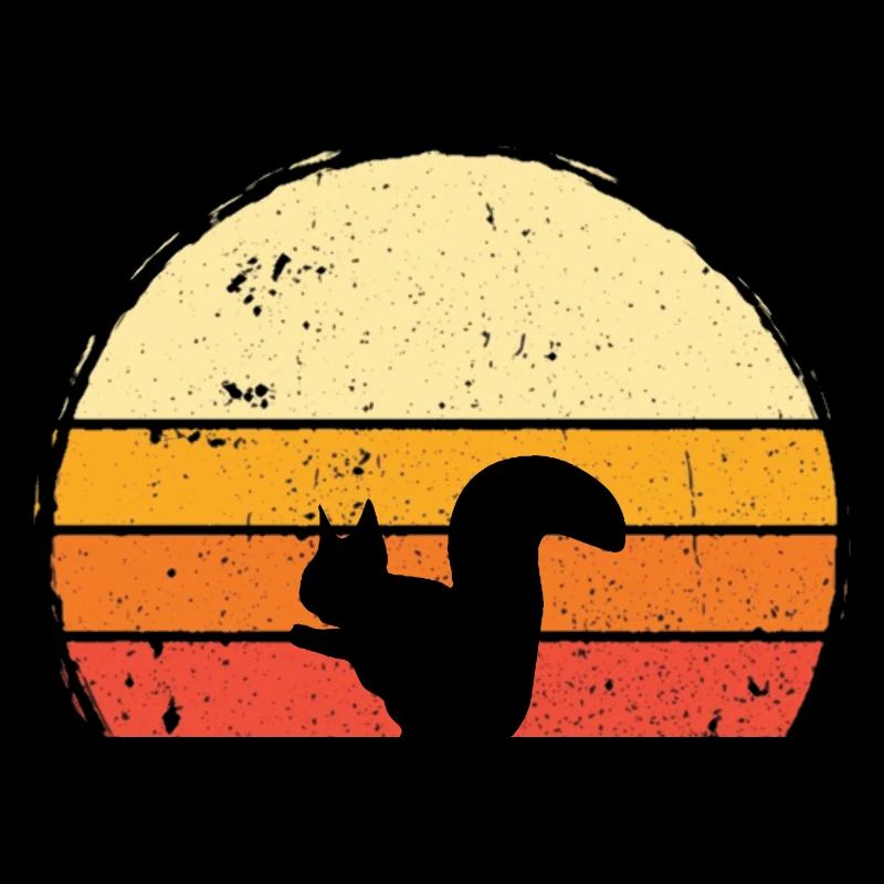 Retro Eichhörnchen