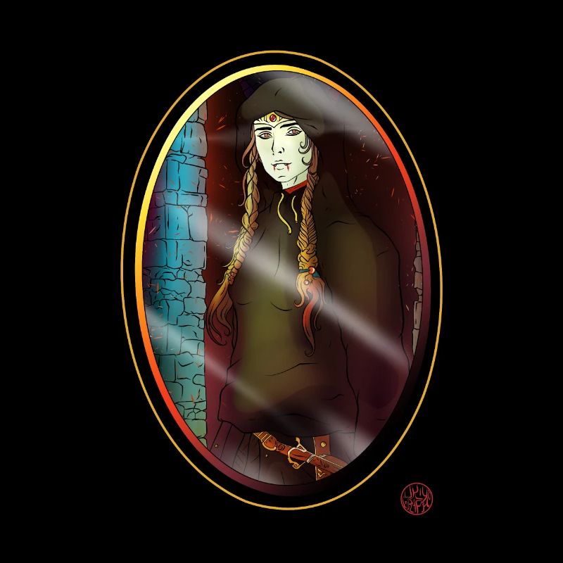 Mittelalterliche Vampirhexe