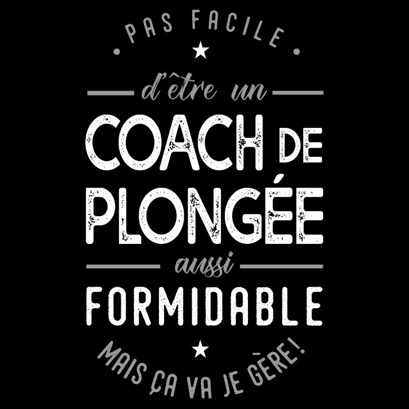 coach Plongée formidable cadeau sport plongée