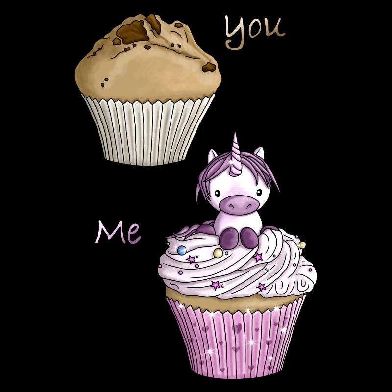 Le sucre rose licorne cupcake