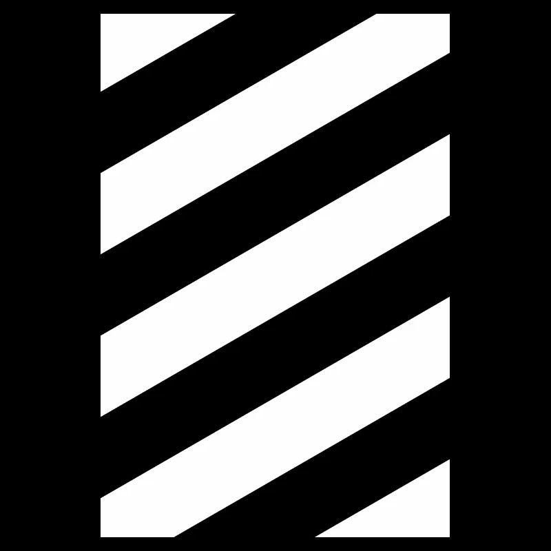 Design minimaliste - Rayures Blanches Diagonal