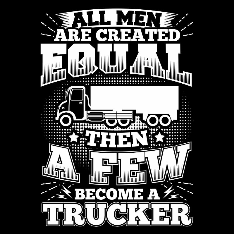 Funny Trucker Hat All Men Equal