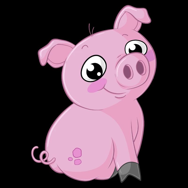 Süßes Comic Schweinchen