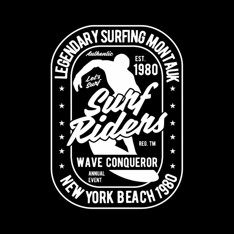 Surf sur la mer