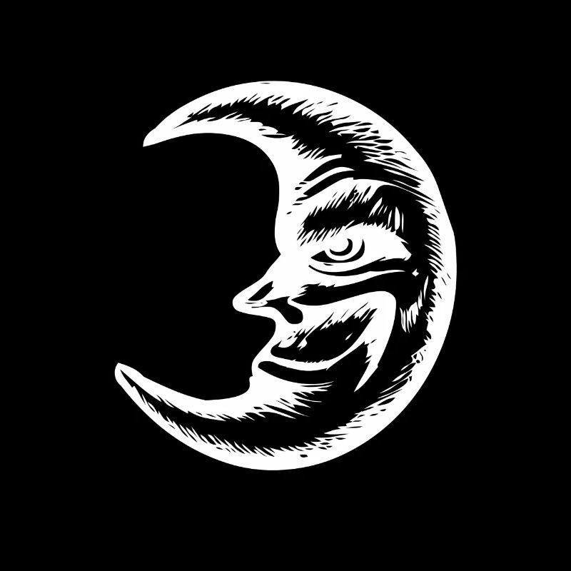 Mond weiß