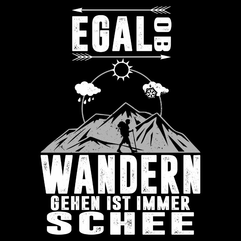Egal ob Sonne Regen oder Schnee - Wandern