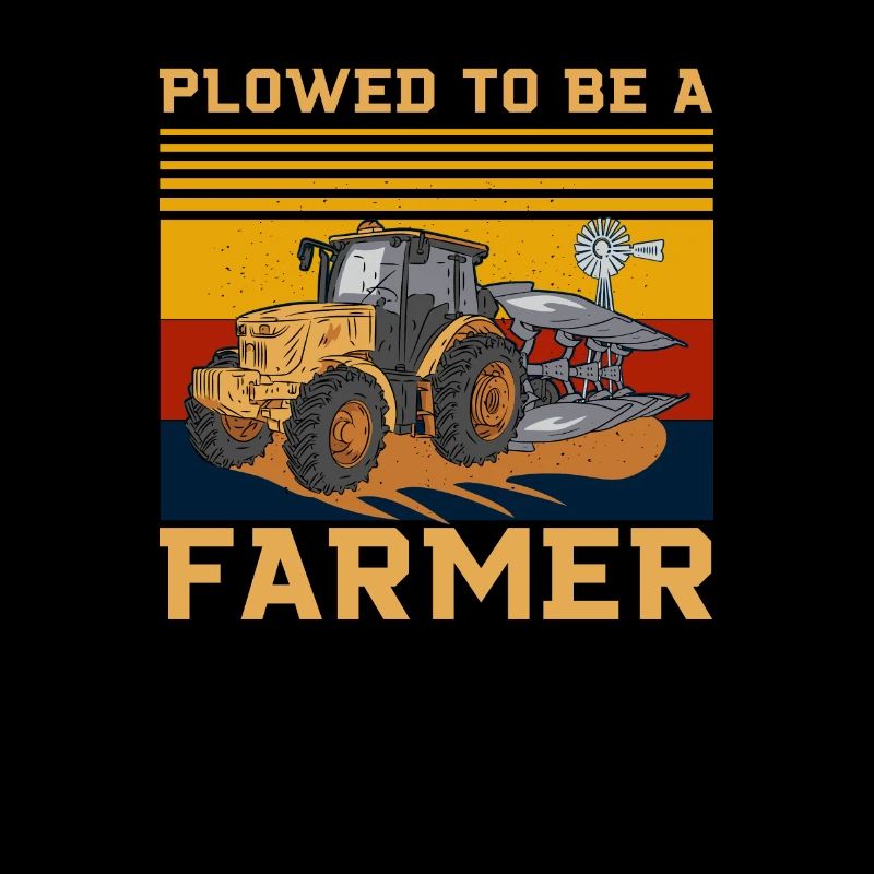 Gepflügt, um ein Bauer zu sein