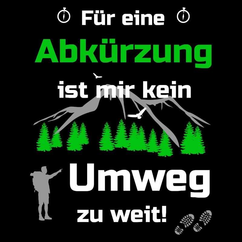 Wandern Spruch Geschenkidee