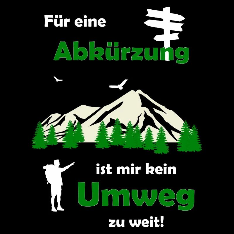 Wandern Spruch Geschenkidee