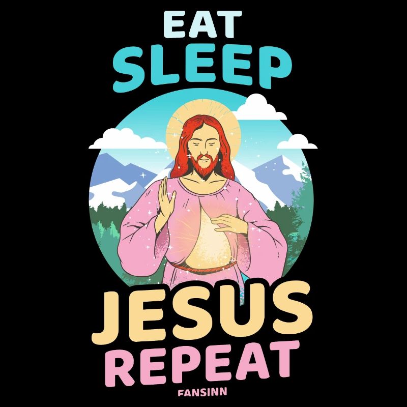 Mangez dormir Jésus Répéter