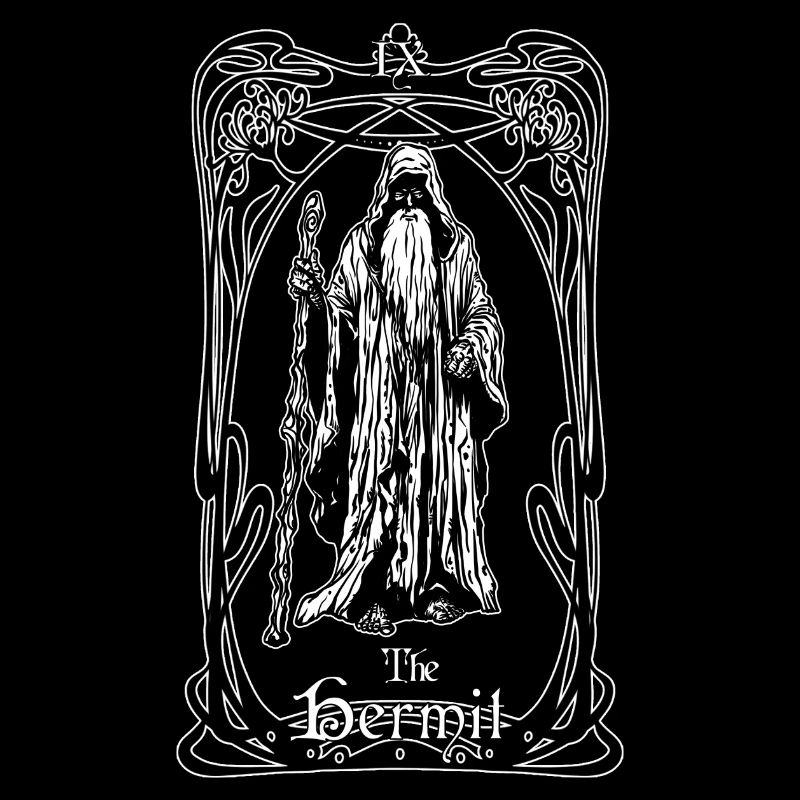 The Hermit tarot card