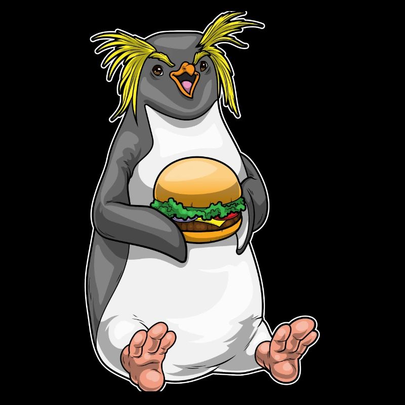 Penguin Cheeseburger