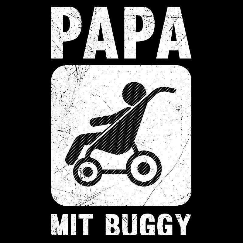 Werdender Vater PAPA MIT BUGGY Lustiges