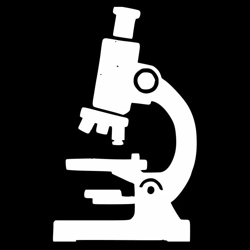 Microscope Silhouette Laboratory