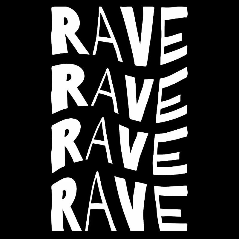 Rave Repeat Typography