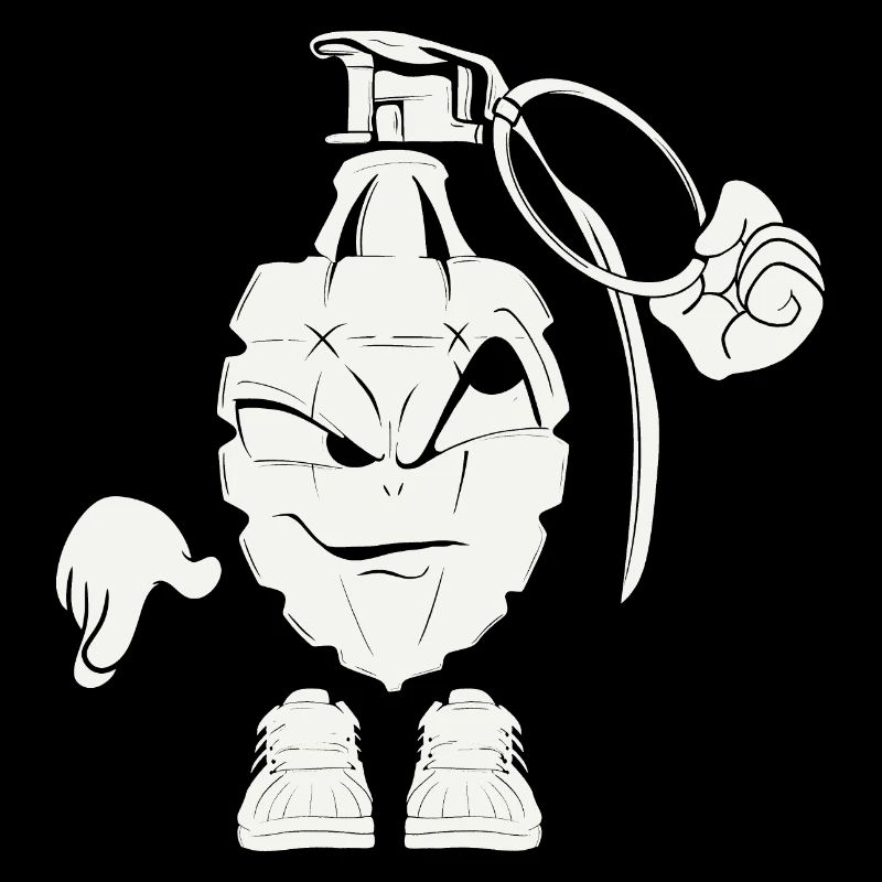 ' Design Grenade blanc