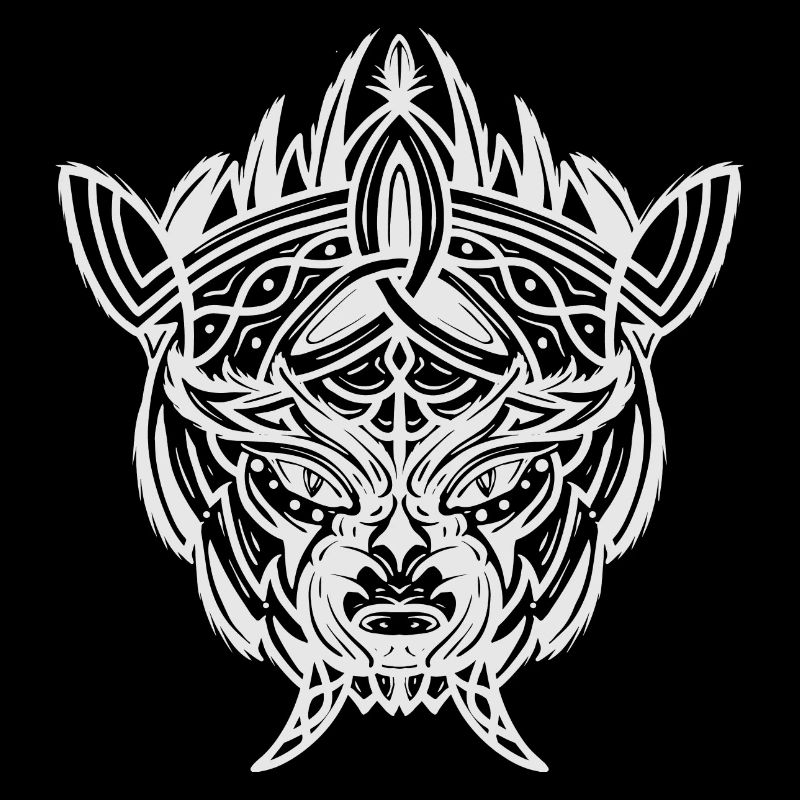 Wikinger Zeichen Fenrir Fenriswolf Wolf Wolfsrudel