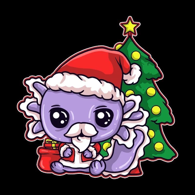 AXOLOTL CHRISTMAS DESIGN 3