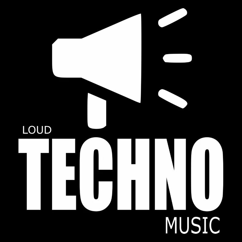 Laute Techno-Musik