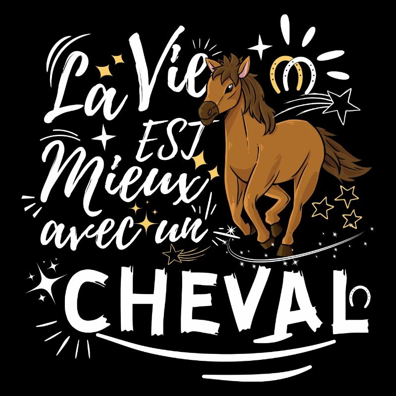 Das Leben ist besser mit Pferd, Reiter