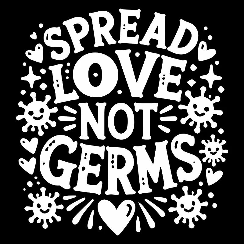 Spread Love Not Germs