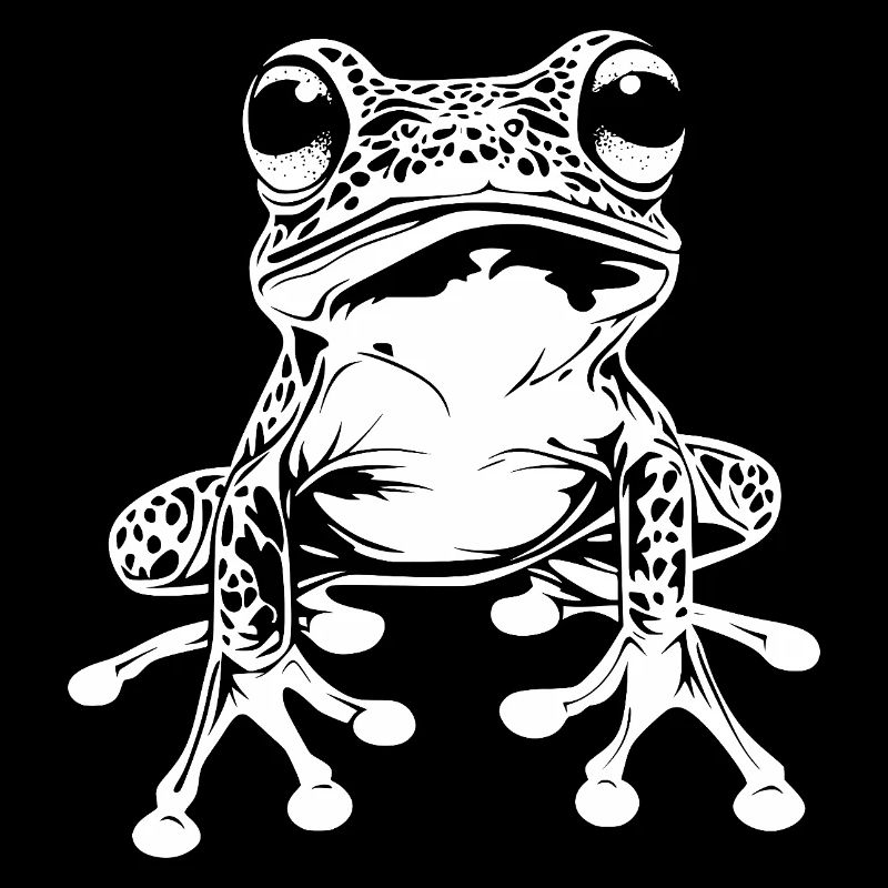 grenouille illustration graphique reptile