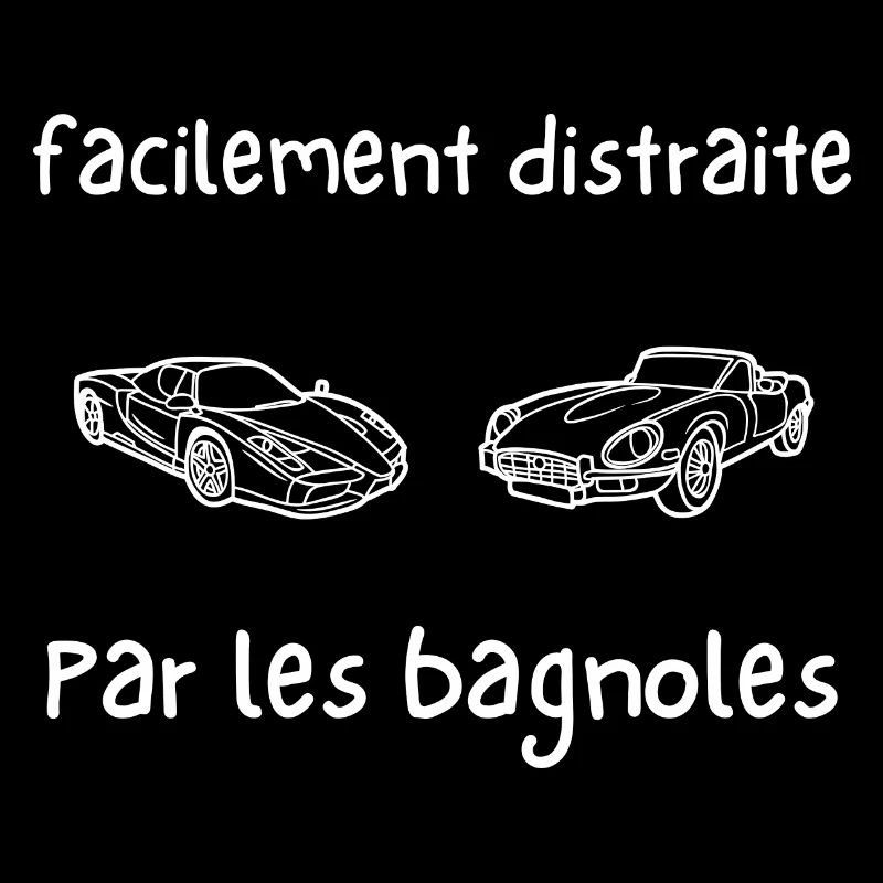 facilement distraite par les bagnoles