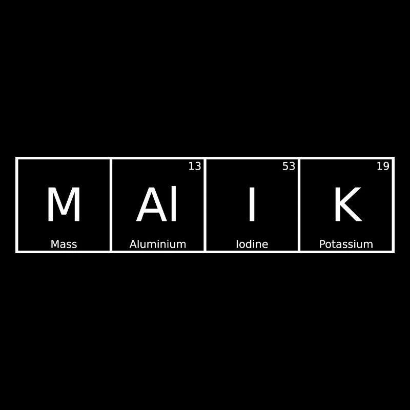 Malik Nom Prénom Chimie Éléments du tableau périodique