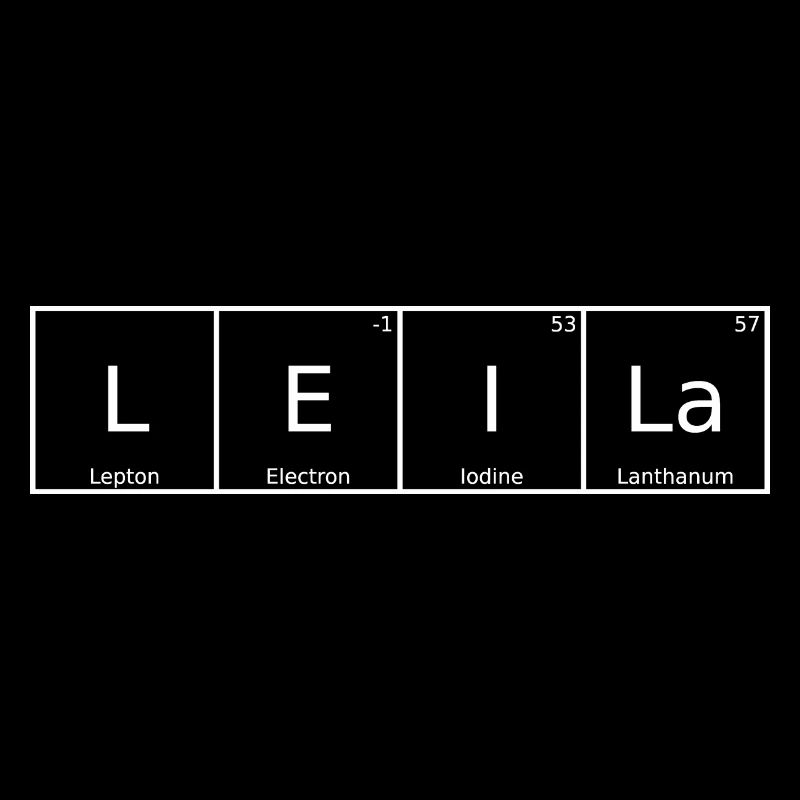 Leila Name First Name Chemistry Periodic Table Elements