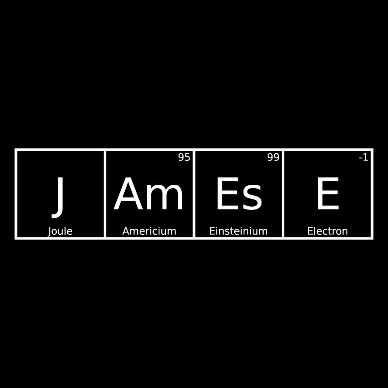 Jamese Nom Prénom Chimie Éléments du tableau périodique