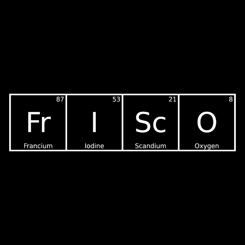 Frisco Name First Name Chemistry Periodic Table Elements