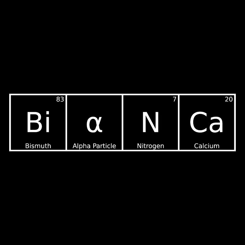 Bianca Name First Name Chemistry Periodic Table Elements