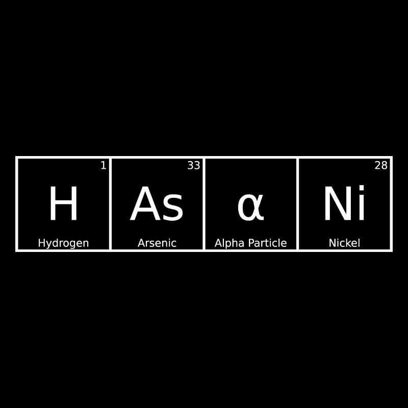 Hasani Name First Name Chemistry Periodic Table Elements