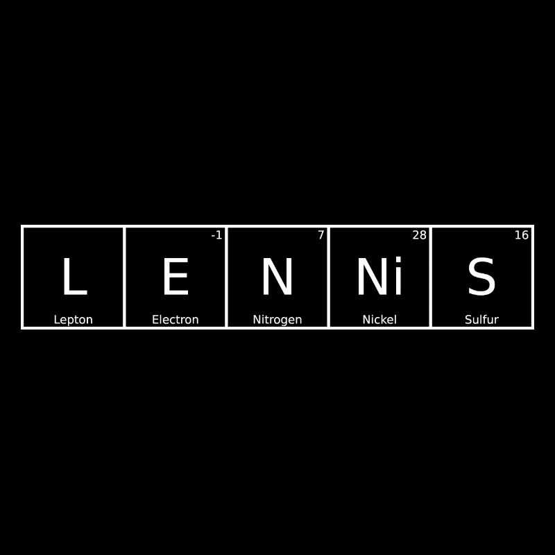 Lennis Name First Name Chemistry Periodic Table Elements