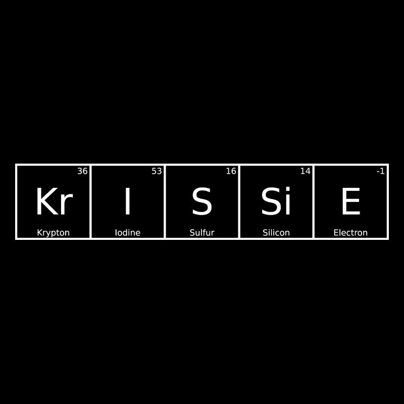 Krissie Surname First Name Chemistry Periodic Table Element